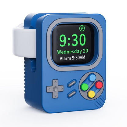 For Apple Watch ZX-ZJ01 Retro Game Console Silicone Charging Stand Base
