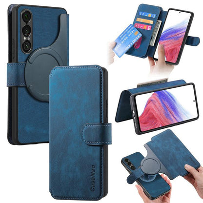 CaseNeo MagSafe RFID Anti-theft Retro Leather Phone Case, For Sony Xperia 1 VIII, For Sony Xperia 10 VII, For Sony Xperia 1 VII
