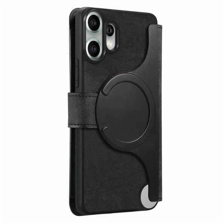 CaseNeo MagSafe RFID Anti-theft Zipper Wallet Retro Leather Phone Case, For Nothing CMF Phone 2 Pro, For Nothing Phone 3a