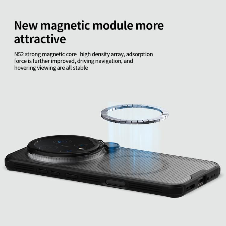 NILLKIN CamShield Prop MagSafe Magnetic Translucent PC Phone Case, For Honor Magic8 Pro