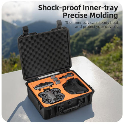 For DJI Neo 2 Sunnylife Hard Travel Shell Waterproof Shock-proof Box