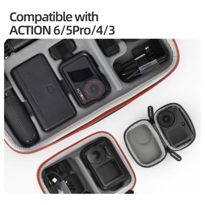 For DJI Osmo Action 6 / 5 Pro / 4 / 3 Sunnylife Portable Carrying Storage Box