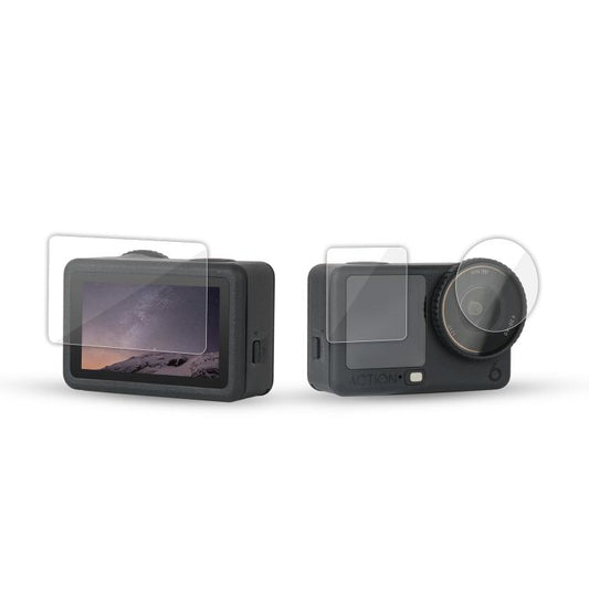 Protector de pantalla de vidrio templado Sunnylife para DJI Osmo Action 6, 1 juego, 2 juegos