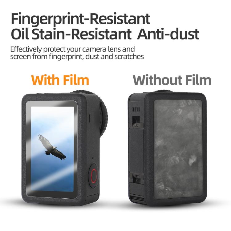 Sunnylife Screen Protector Tempered Glass Film For DJI Osmo Action 6, 1 Set, 2 Sets