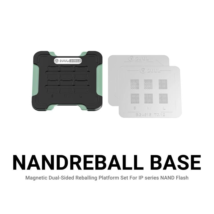 2UUL BH16 NAND REBALL BASE Magnetic Dual-Sided Reballing Platform Set, 2UUL BH16