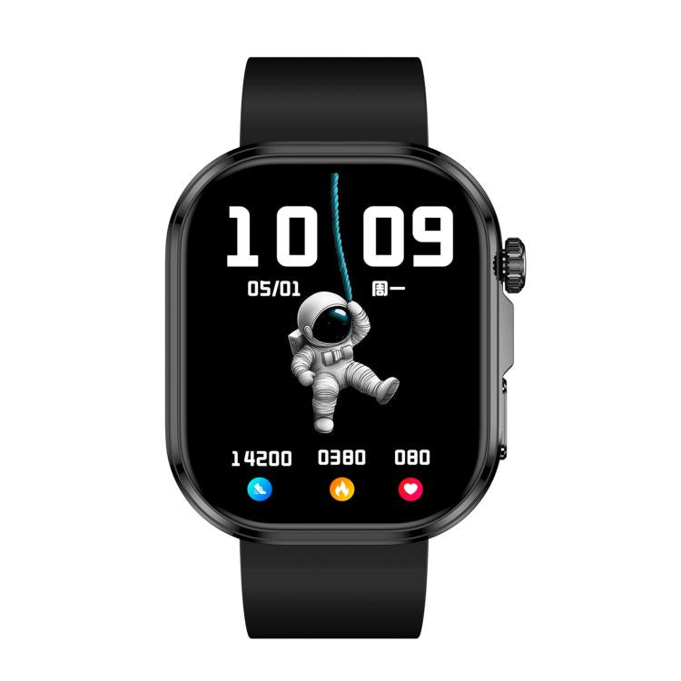 GE52 1.88-inch Full Touch HD Screen BT Call Smart Watch Silicone Strap, Supports Health Monitoring