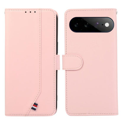 ABEEL Delicate Texture Splicing RFID Leather Phone Case, For Google Pixel 11 Pro XL, For Google Pixel 11 / 11 Pro XL, For Google Pixel 10a