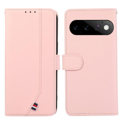 ABEEL Delicate Texture Splicing RFID Leather Phone Case, For Google Pixel 11 Pro XL, For Google Pixel 11 / 11 Pro XL, For Google Pixel 10a