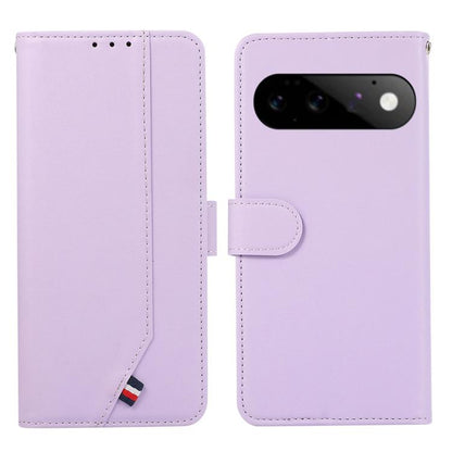 ABEEL Delicate Texture Splicing RFID Leather Phone Case, For Google Pixel 11 Pro XL, For Google Pixel 11 / 11 Pro XL, For Google Pixel 10a