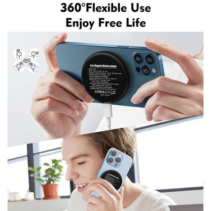 15W Multi-function Magnetic Wireless Charg with Fold Stand