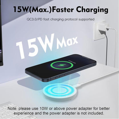 15W Multi-function Magnetic Wireless Charg with Fold Stand