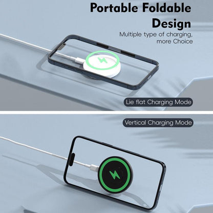 15W Multi-function Magnetic Wireless Charg with Fold Stand