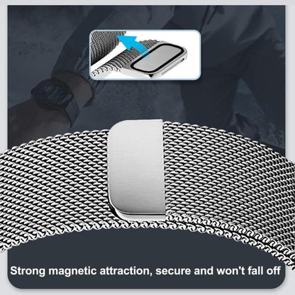 Separate Tactix Milanese Magnetic Stainless Steel Watch Band, For Garmin 26mm, For Garmin 22mm, For Garmin 20mm