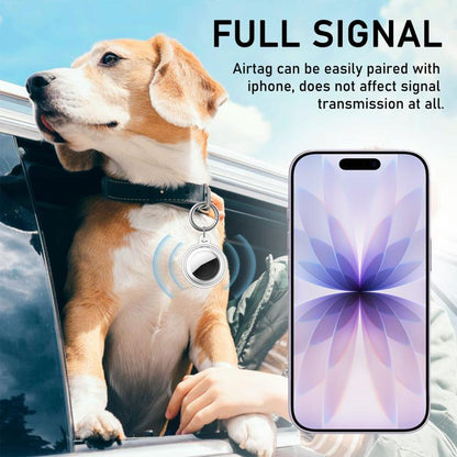 XDcase 2 Pack Full-cover Waterproof TPU Protective Case with Keychain, For AirTag