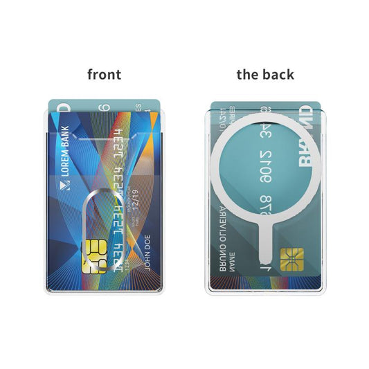 Vertical Card Slots Type B MagSafe Magnetic Ring Phone Back Sticker Card Holders