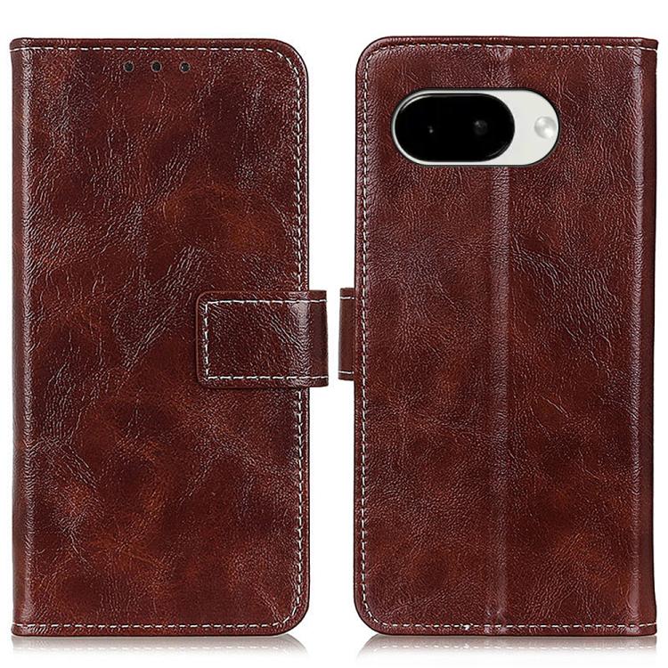 Retro Crazy Horse Texture Flip Leather Phone Case, For Google Pixel 11 Pro XL, For Google Pixel 11 / 11 Pro, For Google Pixel 10a