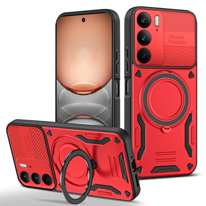 MagSafe 2 in 1 TPU Phone Case with Rotating Holder, For Realme C85 Pro 4G, For Realme 15 5G / 15 Pro 5G, For Realme C75 5G / 4G