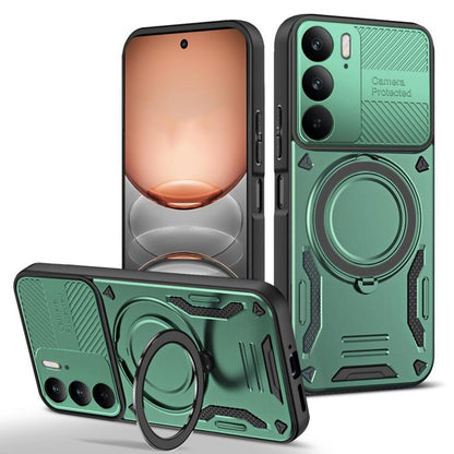 MagSafe 2 in 1 TPU Phone Case with Rotating Holder, For Realme C85 Pro 4G, For Realme 15 5G / 15 Pro 5G, For Realme C75 5G / 4G