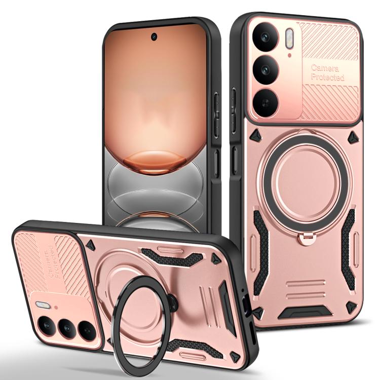 MagSafe 2 in 1 TPU Phone Case with Rotating Holder, For Realme C85 Pro 4G, For Realme 15 5G / 15 Pro 5G, For Realme C75 5G / 4G