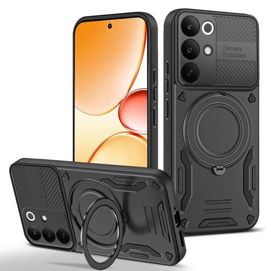 MagSafe 2 in 1 TPU Phone Case with Rotating Holder, For Realme C85 Pro 4G, For Realme 15 5G / 15 Pro 5G, For Realme C75 5G / 4G