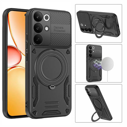 MagSafe 2 in 1 TPU Phone Case with Rotating Holder, For Realme C85 Pro 4G, For Realme 15 5G / 15 Pro 5G, For Realme C75 5G / 4G