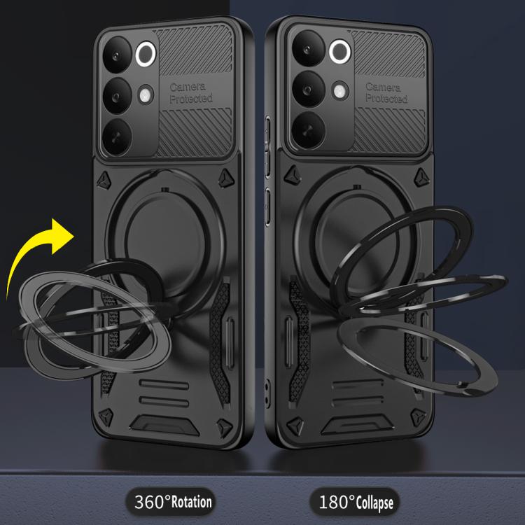 MagSafe 2 in 1 TPU Phone Case with Rotating Holder, For Realme C85 Pro 4G, For Realme 15 5G / 15 Pro 5G, For Realme C75 5G / 4G