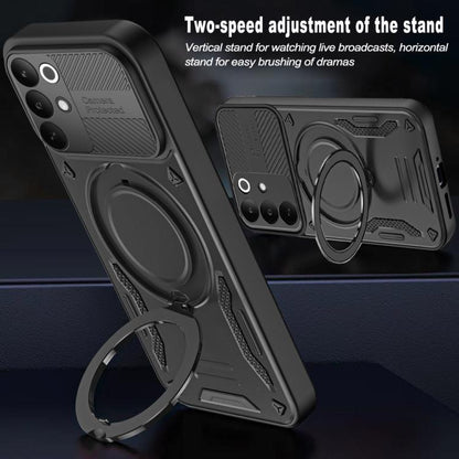 MagSafe 2 in 1 TPU Phone Case with Rotating Holder, For Realme C85 Pro 4G, For Realme 15 5G / 15 Pro 5G, For Realme C75 5G / 4G