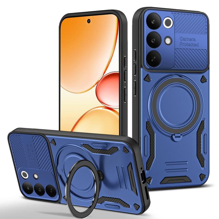 MagSafe 2 in 1 TPU Phone Case with Rotating Holder, For Realme C85 Pro 4G, For Realme 15 5G / 15 Pro 5G, For Realme C75 5G / 4G