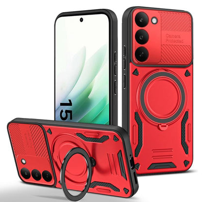 MagSafe 2 in 1 TPU Phone Case with Rotating Holder, For Realme C85 Pro 4G, For Realme 15 5G / 15 Pro 5G, For Realme C75 5G / 4G
