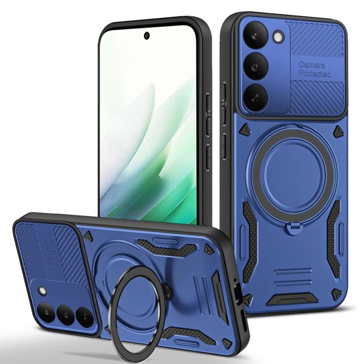 MagSafe 2 in 1 TPU Phone Case with Rotating Holder, For Realme C85 Pro 4G, For Realme 15 5G / 15 Pro 5G, For Realme C75 5G / 4G