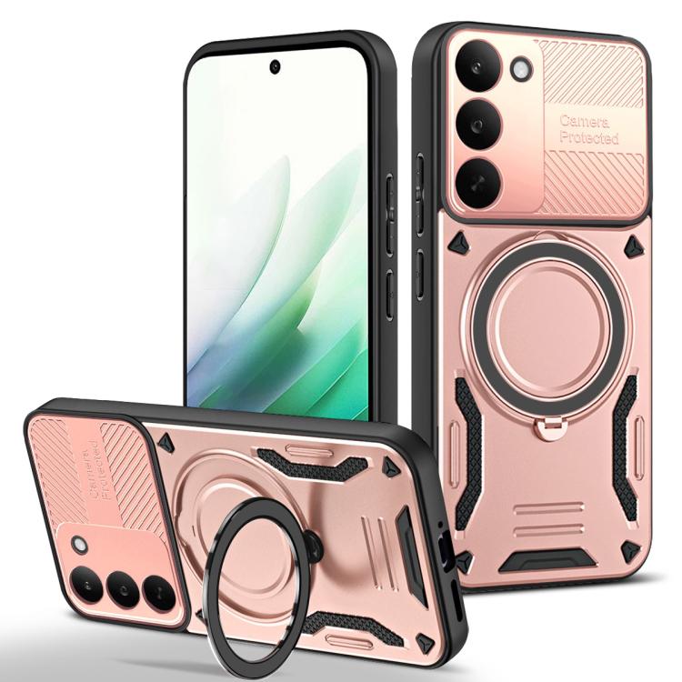 MagSafe 2 in 1 TPU Phone Case with Rotating Holder, For Realme C85 Pro 4G, For Realme 15 5G / 15 Pro 5G, For Realme C75 5G / 4G