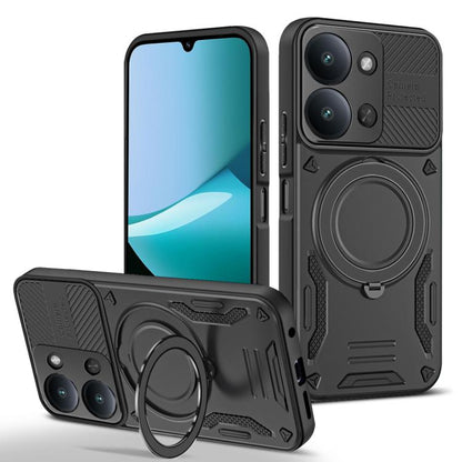MagSafe 2 in 1 TPU Phone Case with Rotating Holder, For Redmi K90 Pro Max / Poco F8 Ultra 5G, For Redmi K90 / Poco F8 Pro 5G, For Redmi 15C 5G / 4G EU 173mm, For Redmi A5 4G 173.3mm, For Redmi 14C 5G / 4G, For Redmi Note 14 Pro+ 5G
