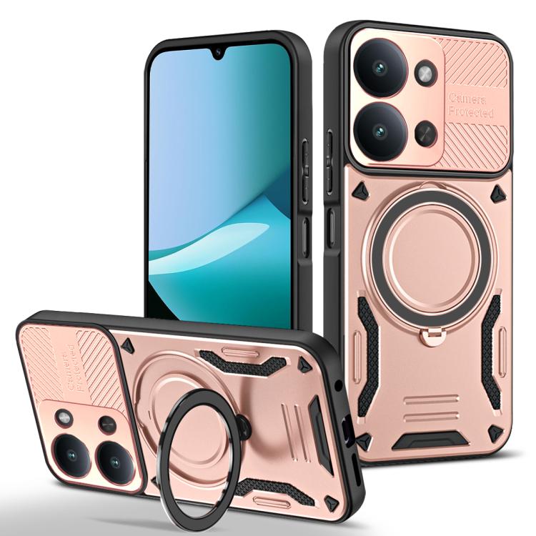 MagSafe 2 in 1 TPU Phone Case with Rotating Holder, For Redmi K90 Pro Max / Poco F8 Ultra 5G, For Redmi K90 / Poco F8 Pro 5G, For Redmi 15C 5G / 4G EU 173mm, For Redmi A5 4G 173.3mm, For Redmi 14C 5G / 4G, For Redmi Note 14 Pro+ 5G