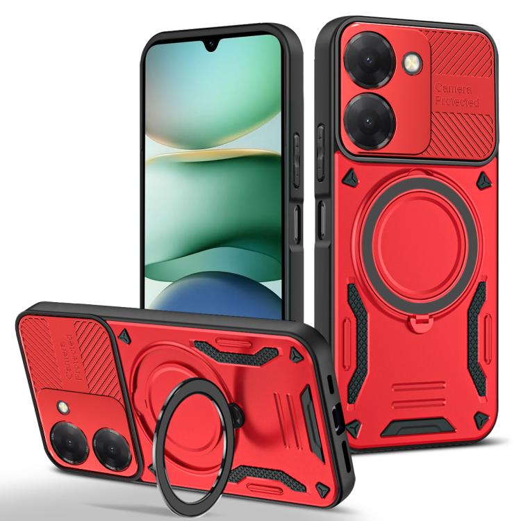 MagSafe 2 in 1 TPU Phone Case with Rotating Holder, For Redmi K90 Pro Max / Poco F8 Ultra 5G, For Redmi K90 / Poco F8 Pro 5G, For Redmi 15C 5G / 4G EU 173mm, For Redmi A5 4G 173.3mm, For Redmi 14C 5G / 4G, For Redmi Note 14 Pro+ 5G