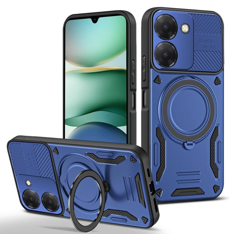 MagSafe 2 in 1 TPU Phone Case with Rotating Holder, For Redmi K90 Pro Max / Poco F8 Ultra 5G, For Redmi K90 / Poco F8 Pro 5G, For Redmi 15C 5G / 4G EU 173mm, For Redmi A5 4G 173.3mm, For Redmi 14C 5G / 4G, For Redmi Note 14 Pro+ 5G