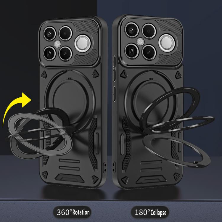 MagSafe 2 in 1 TPU Phone Case with Rotating Holder, For Redmi K90 Pro Max / Poco F8 Ultra 5G, For Redmi K90 / Poco F8 Pro 5G, For Redmi 15C 5G / 4G EU 173mm, For Redmi A5 4G 173.3mm, For Redmi 14C 5G / 4G, For Redmi Note 14 Pro+ 5G