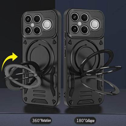 MagSafe 2 in 1 TPU Phone Case with Rotating Holder, For Redmi K90 Pro Max / Poco F8 Ultra 5G, For Redmi K90 / Poco F8 Pro 5G, For Redmi 15C 5G / 4G EU 173mm, For Redmi A5 4G 173.3mm, For Redmi 14C 5G / 4G, For Redmi Note 14 Pro+ 5G