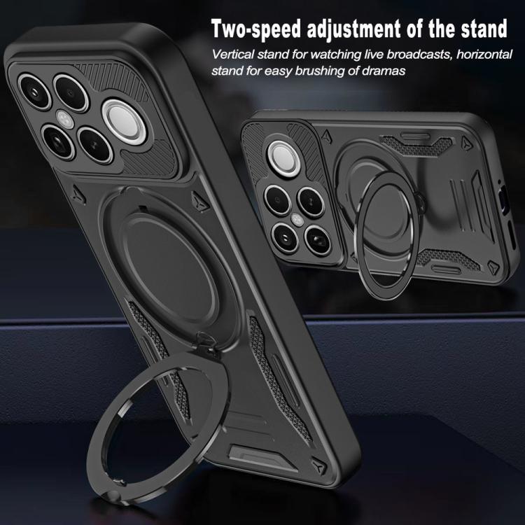 MagSafe 2 in 1 TPU Phone Case with Rotating Holder, For Redmi K90 Pro Max / Poco F8 Ultra 5G, For Redmi K90 / Poco F8 Pro 5G, For Redmi 15C 5G / 4G EU 173mm, For Redmi A5 4G 173.3mm, For Redmi 14C 5G / 4G, For Redmi Note 14 Pro+ 5G