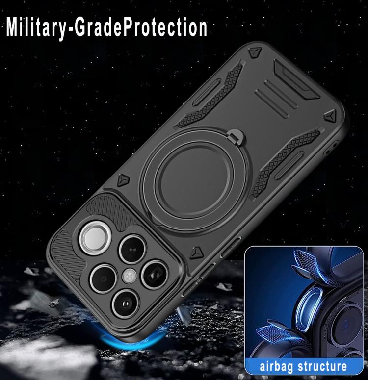 MagSafe 2 in 1 TPU Phone Case with Rotating Holder, For Redmi K90 Pro Max / Poco F8 Ultra 5G, For Redmi K90 / Poco F8 Pro 5G, For Redmi 15C 5G / 4G EU 173mm, For Redmi A5 4G 173.3mm, For Redmi 14C 5G / 4G, For Redmi Note 14 Pro+ 5G