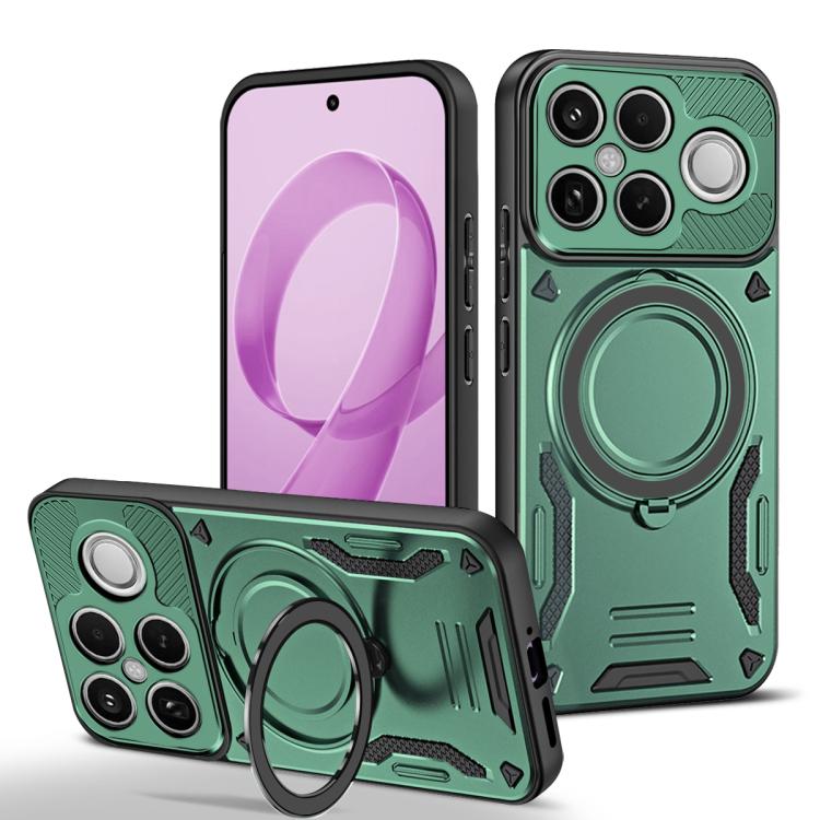 MagSafe 2 in 1 TPU Phone Case with Rotating Holder, For Redmi K90 Pro Max / Poco F8 Ultra 5G, For Redmi K90 / Poco F8 Pro 5G, For Redmi 15C 5G / 4G EU 173mm, For Redmi A5 4G 173.3mm, For Redmi 14C 5G / 4G, For Redmi Note 14 Pro+ 5G