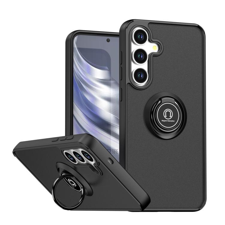 Q Shadow 1 Series TPU + PC Phone Case with Ring, For Samsung Galaxy S26+ 5G, For Samsung Galaxy S26 Ultra 5G, For Samsung Galaxy S26 5G, For Samsung Galaxy S25 FE 5G
