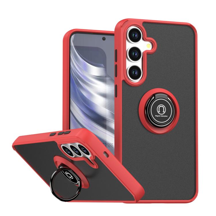 Q Shadow 1 Series TPU + PC Phone Case with Ring, For Samsung Galaxy S26+ 5G, For Samsung Galaxy S26 Pro 5G, For Samsung Galaxy S25 FE 5G