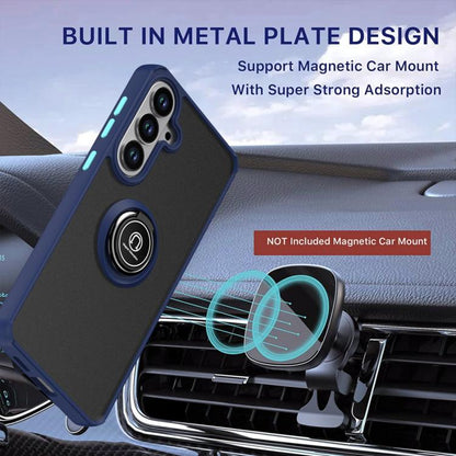 Q Shadow 1 Series TPU + PC Phone Case with Ring, For Samsung Galaxy S26+ 5G, For Samsung Galaxy S26 Pro 5G, For Samsung Galaxy S25 FE 5G