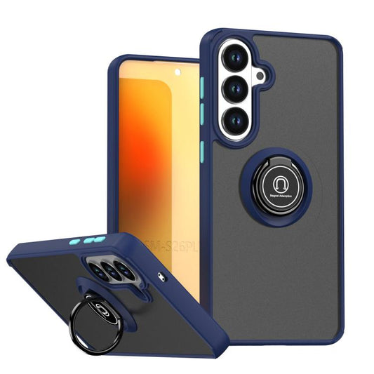 Q Shadow 1 Series TPU + PC Phone Case with Ring, For Samsung Galaxy S26+ 5G, For Samsung Galaxy S26 Pro 5G, For Samsung Galaxy S25 FE 5G