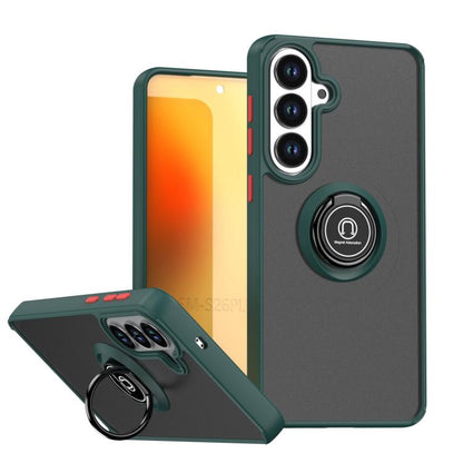 Q Shadow 1 Series TPU + PC Phone Case with Ring, For Samsung Galaxy S26+ 5G, For Samsung Galaxy S26 Ultra 5G, For Samsung Galaxy S26 5G, For Samsung Galaxy S25 FE 5G