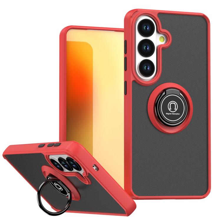 Q Shadow 1 Series TPU + PC Phone Case with Ring, For Samsung Galaxy S26+ 5G, For Samsung Galaxy S26 Ultra 5G, For Samsung Galaxy S26 5G, For Samsung Galaxy S25 FE 5G