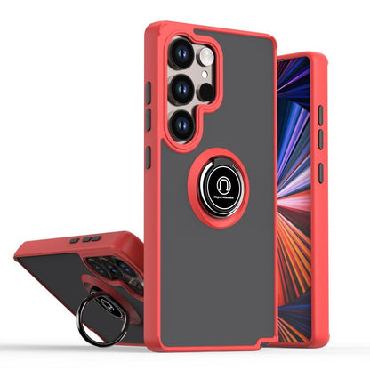 Q Shadow 1 Series TPU + PC Phone Case with Ring, For Samsung Galaxy S26+ 5G, For Samsung Galaxy S26 Ultra 5G, For Samsung Galaxy S26 5G, For Samsung Galaxy S25 FE 5G