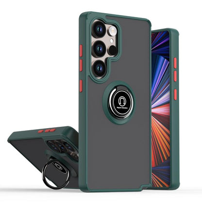 Q Shadow 1 Series TPU + PC Phone Case with Ring, For Samsung Galaxy S26+ 5G, For Samsung Galaxy S26 Ultra 5G, For Samsung Galaxy S26 5G, For Samsung Galaxy S25 FE 5G