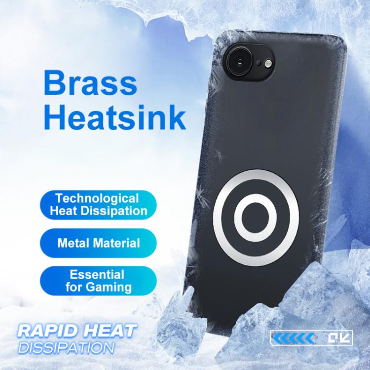 Graphene Brass Thermal Grease Cooling Frosted Magnetic Phone Case, For iPhone 17e / 16e, For iPhone 17 Pro Max, For iPhone 17 Pro, For iPhone 17, For iPhone Air, For iPhone 16 Pro Max, For iPhone 16 Pro, For iPhone 16 Plus, For iPhone 16               ...