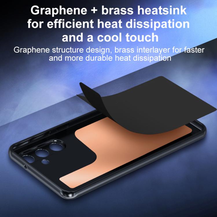 Graphene Brass Thermal Grease Cooling Frosted Magnetic Phone Case, For iPhone 17e / 16e, For iPhone 17 Pro Max, For iPhone 17 Pro, For iPhone 17, For iPhone Air, For iPhone 16 Pro Max, For iPhone 16 Pro, For iPhone 16 Plus, For iPhone 16               ...